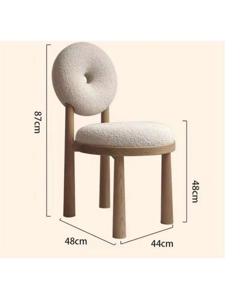 Scaun Donut, scaun 88 cm x 43 cm, scaun living, Elastix