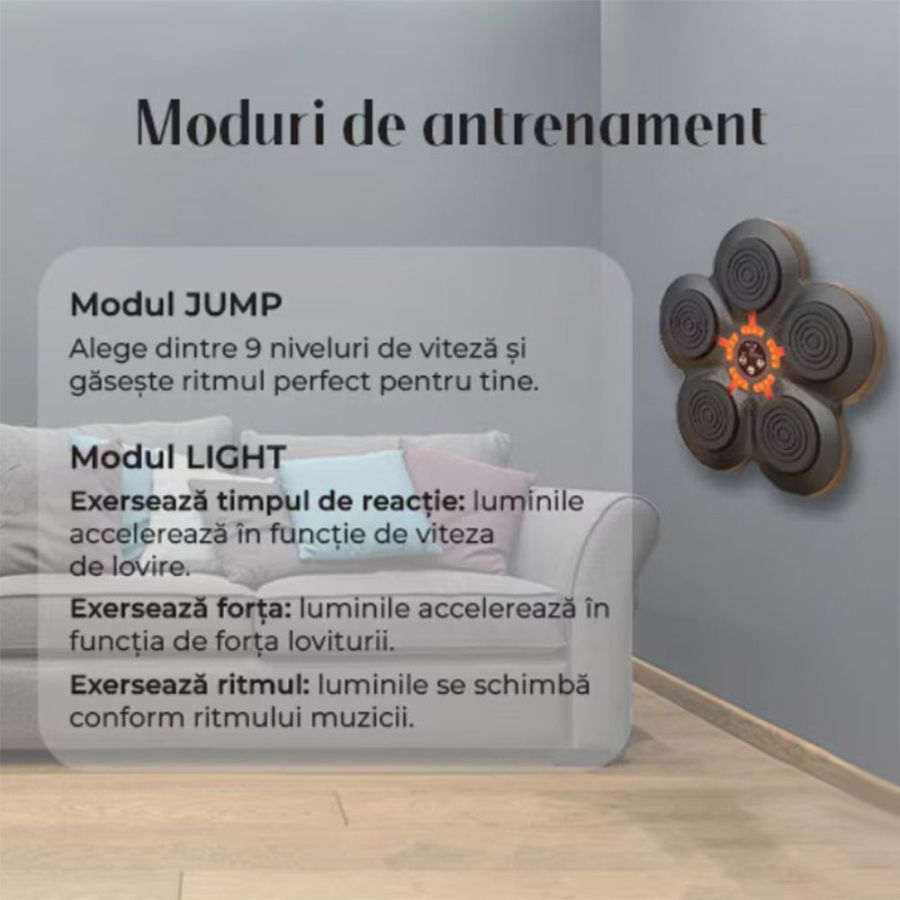 Aparat antrenament box, masina de box smart,...