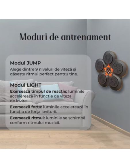 Aparat antrenament box, masina de box smart, sac box electric, Elastix