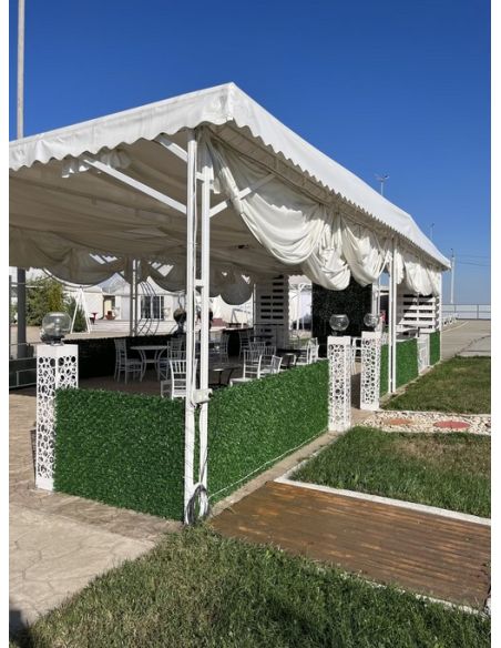 Rola gard viu artificial dens, 1.5 grosime, paravan gard verde, Elastix