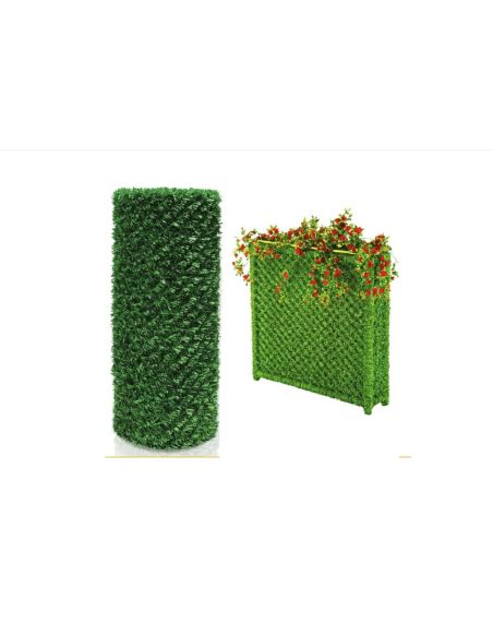 Rola gard viu artificial dens, 1.5 grosime, paravan gard verde, Elastix