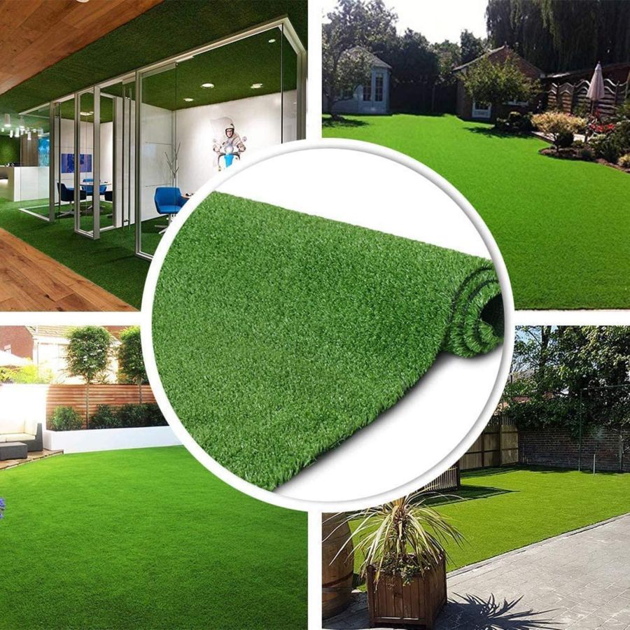 Gazon artificial dens 1.5 cm grosime, gazon verde mocheta, Elastix