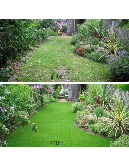 Gazon artificial dens 1.5 cm grosime, gazon verde mocheta, Elastix