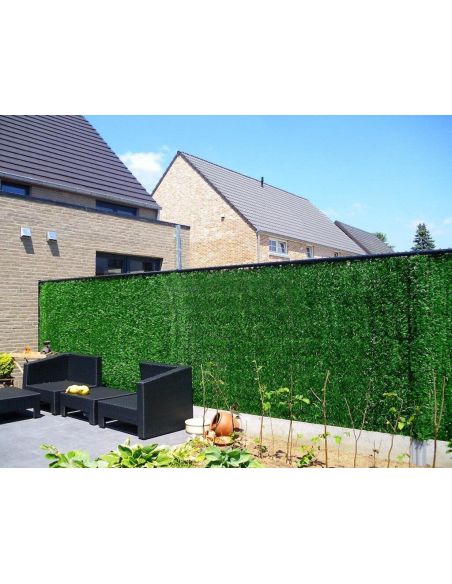 Rola gard viu artificial dens, 1.5 grosime, paravan gard verde, Elastix