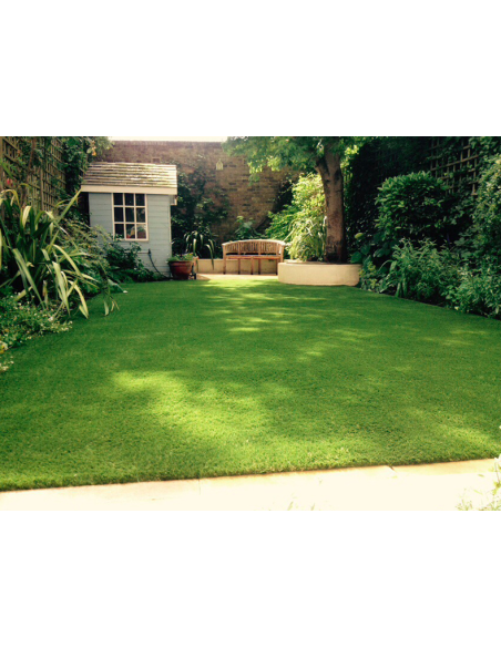Gazon artificial 10m x 0.5m x 1.5cm grosime, gazon verde mocheta, Elastix