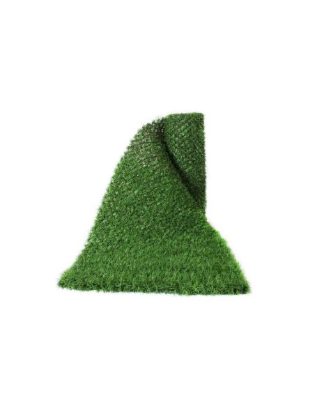 Gazon artificial 10m x 0.5m x 1.5cm grosime, gazon verde mocheta, Elastix