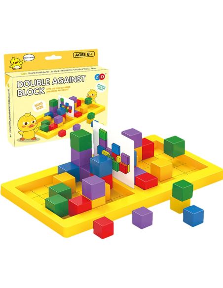 Joc educativ dezvoltare viziune 3d, joc interactiv in 2 galben, Elastix