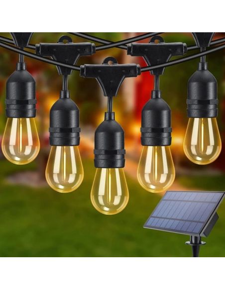 Ghirlanda solara interior/ exterior , ghirlanda cu 10 becuri, Elastix