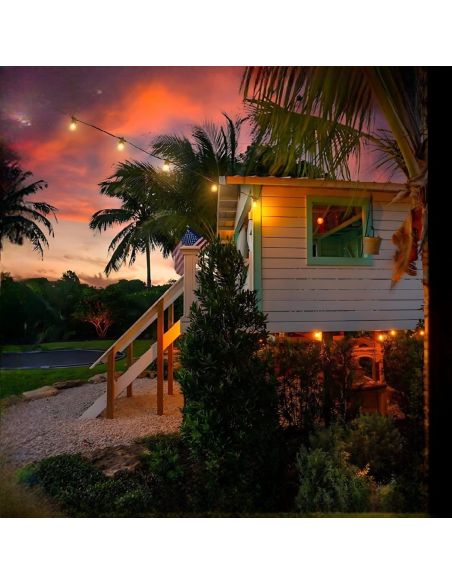 Ghirlanda solara interior/ exterior , ghirlanda cu 10 becuri, Elastix