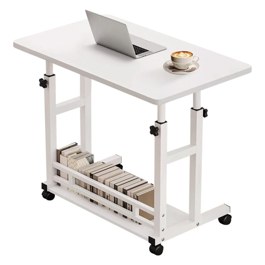 Birou 60 cm reglabil MDF, birou cu roti, masa...