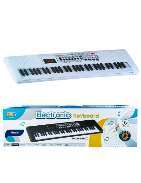 Orga cu microfon, pian pentru copii, Elastix