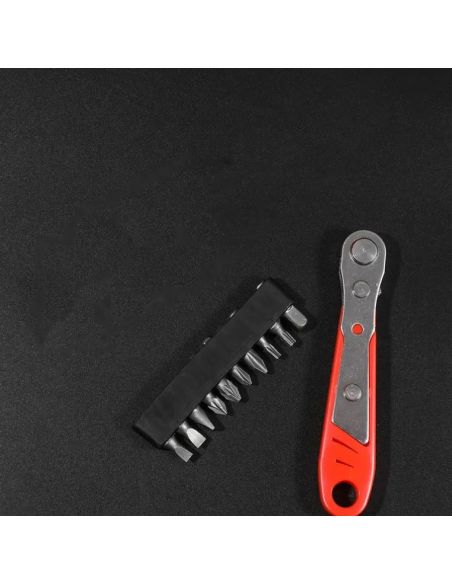 Set de surubelnite, cheie 17 in 1, Elastix