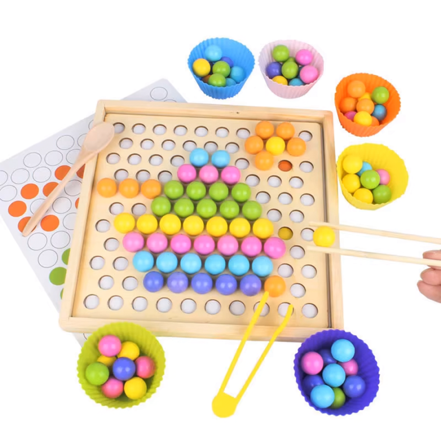 Joc educativ Montessori, joc copii, Elastix