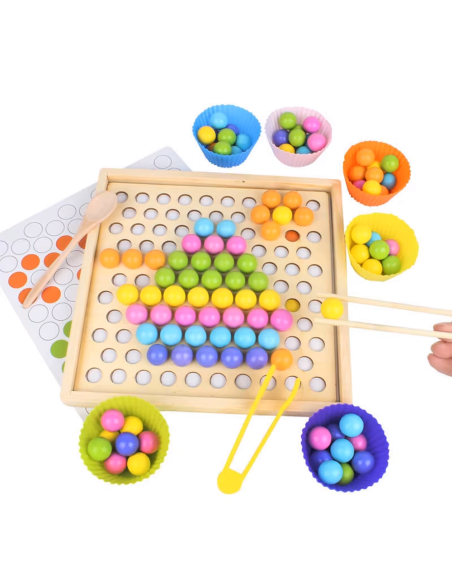 Joc educativ Montessori, joc copii, Elastix