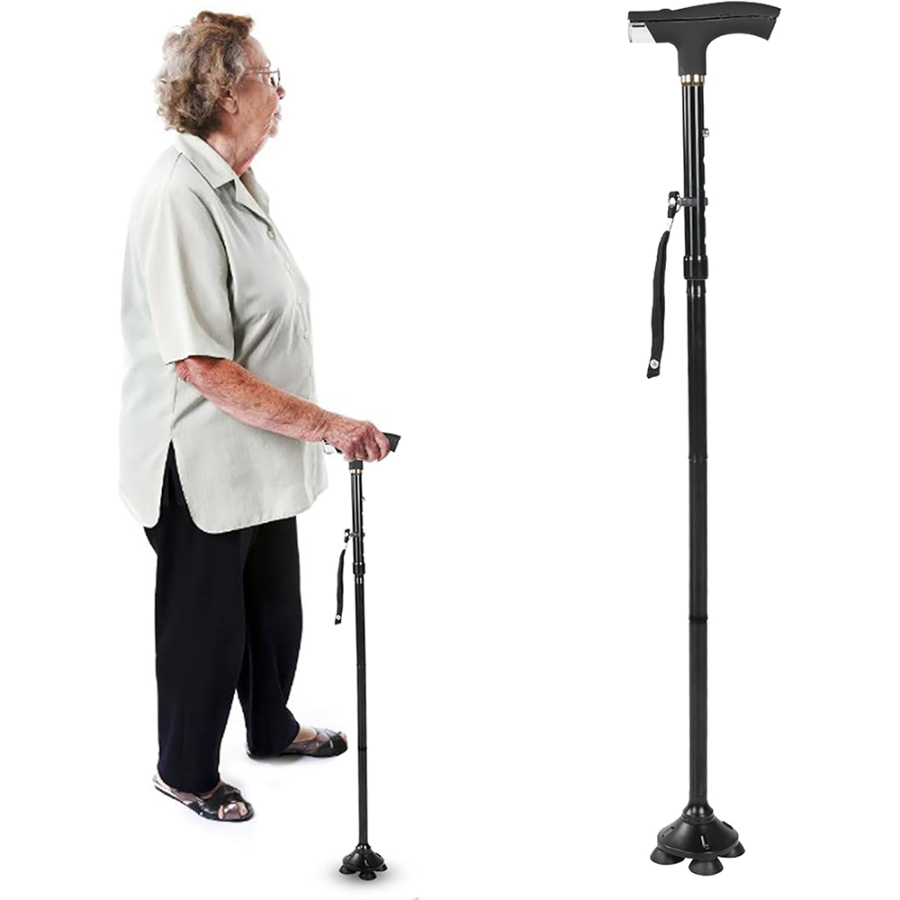 Baston pliabil, baston sustinere cu lumina LED,...