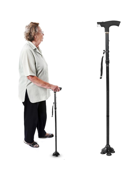 Baston pliabil, baston sustinere cu lumina LED, Elastix