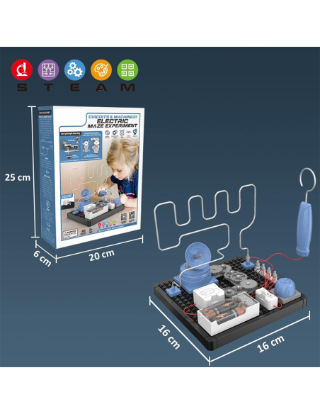 Joc stiintific, circuit electric, labirint electric, Elastix