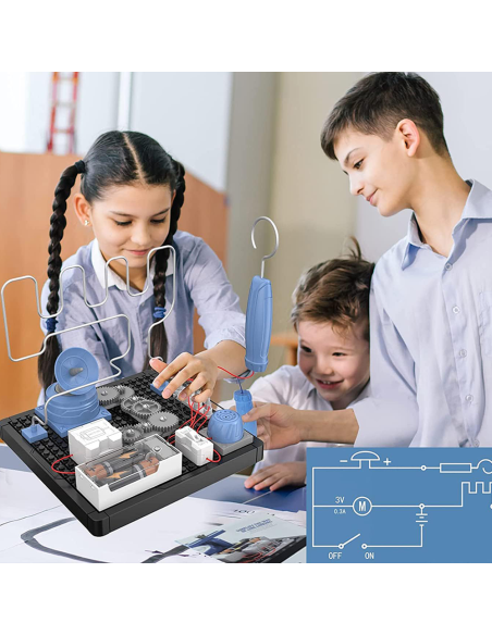Joc stiintific, circuit electric, labirint electric, Elastix