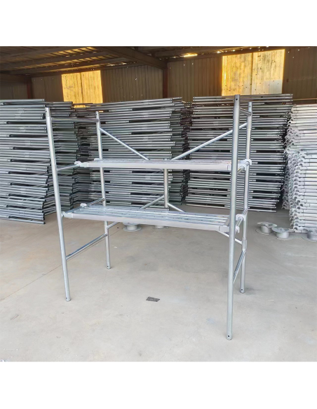 Schela pliabila modulara, sarcina 500 kg, cu roti 360°, Elastix