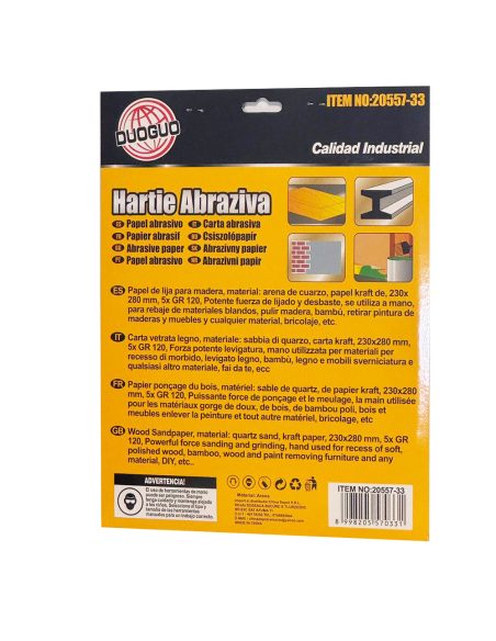 Set hartie abraziva, smirghel, Elastix