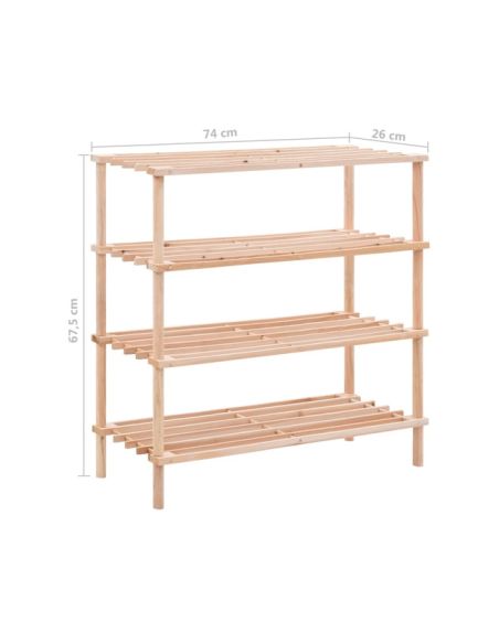 Pantofar cu 4 niveluri, raft pantofi, organizator incaltaminte, Elastix