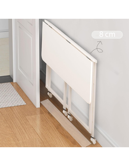 Birou pliabil MDF cu roti 120 x 60, calitate premium, masa plianta, Elastix