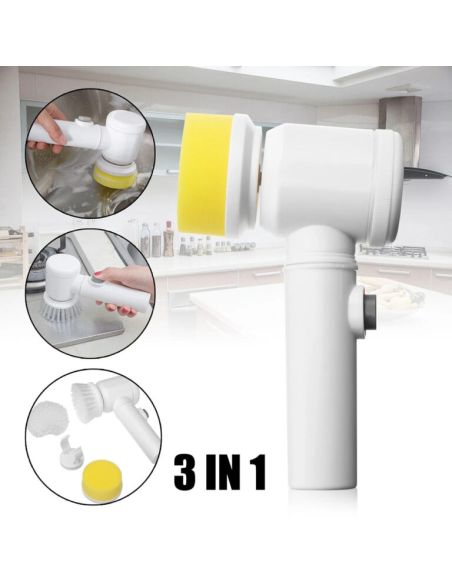 Perie electrica rotativa, perie pentru curatare, Elastix