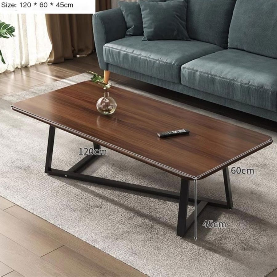 Masa cafea, masa maro dreptunghiulara living,...