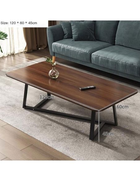 Masa cafea, masa maro dreptunghiulara living, Elastix