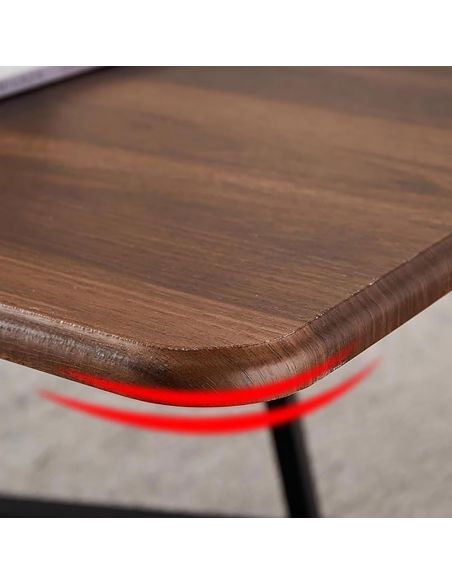 Masa cafea, masa maro dreptunghiulara living, Elastix