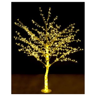 Copac decorativ cu lumini LED, pom decorativ 180 cm, Elastix