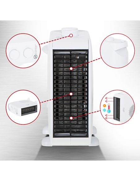 Aeroterma cu ceramica cald/rece cu termostat 2 viteze 2000w / 1000w, Elastix