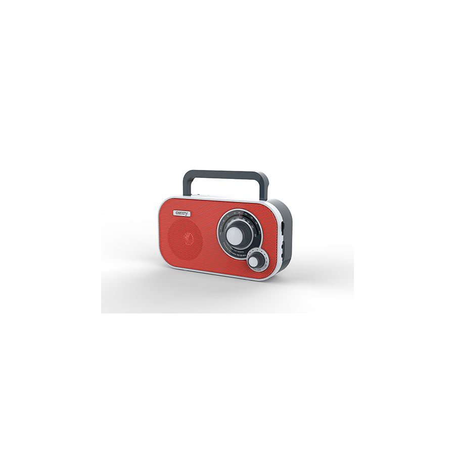 Radio rosu cu afisaj digital si boxa aux, Elastix