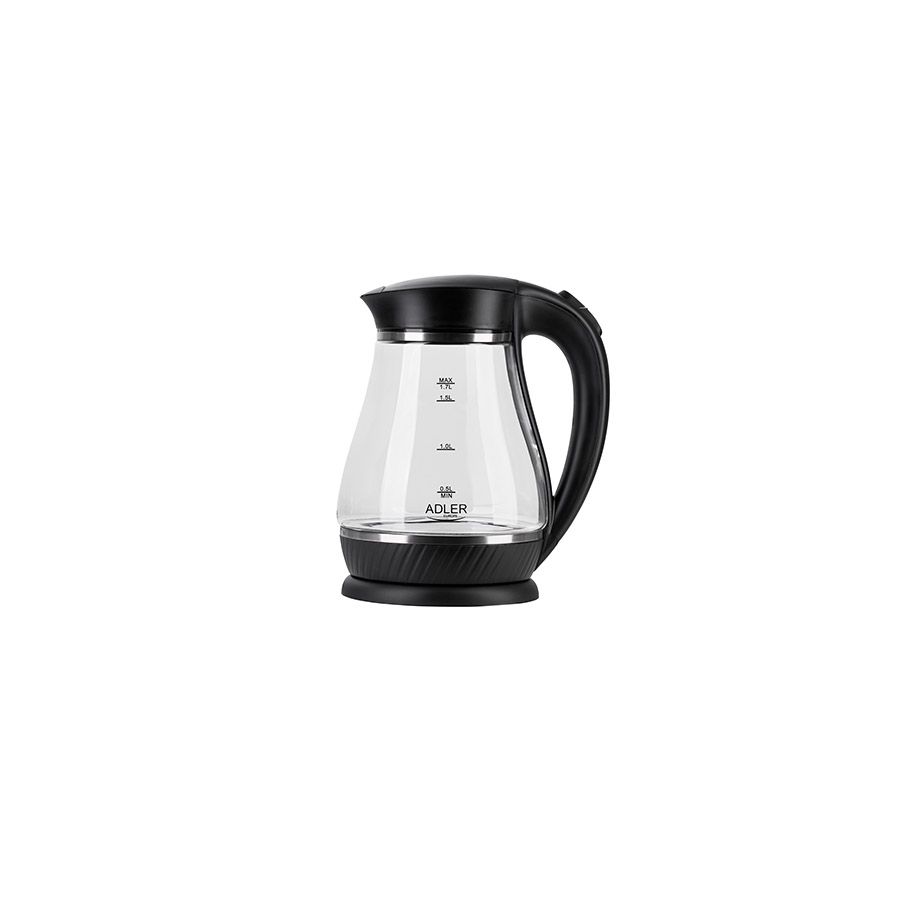 Fierbator apa cu led, 2200W, 1.7L negru, Elastix