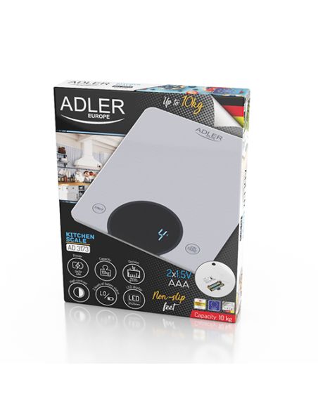 Cantar bucatarie cu led, 10kg - 1gr, oprire automata, Elastix