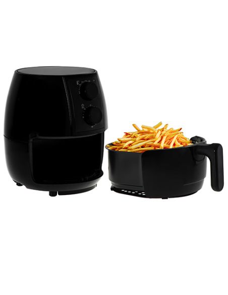 Airfryer 1600 W, cuptor 2.6L, friteuza cu aer cald, Elastix