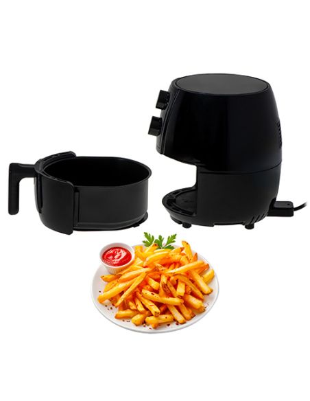 Airfryer 1600 W, cuptor 2.6L, friteuza cu aer cald, Elastix