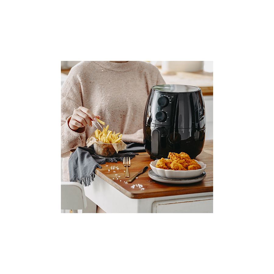 Airfryer 1600 W, cuptor 2.6L, friteuza cu aer...