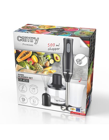 Blender vertical 500 ml 3 in 1, mixer vertical, Elastix