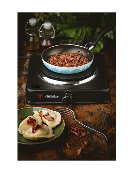 Plita electrica 1000W, 5 trepte cu termostat, Elastix