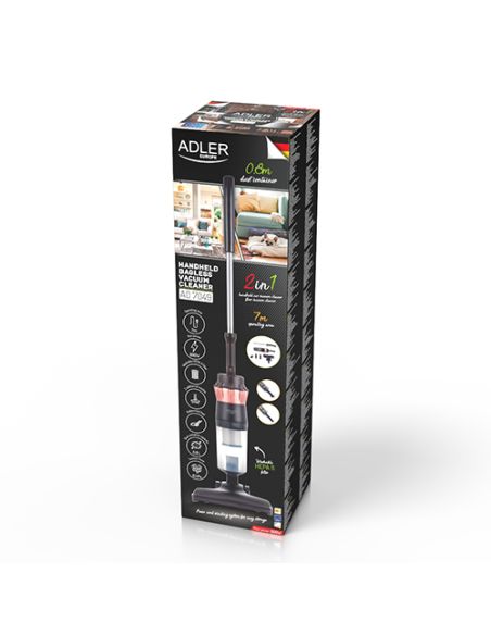 Aspirator de mana fara sac 2in1 800W, filtru EPA F9, Elastix