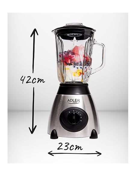Blender 800W, 1.5L 5 trepte de viteza, mixer, Elastix