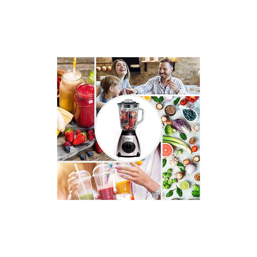 Blender 800W, 1.5L 5 trepte de viteza, mixer,...