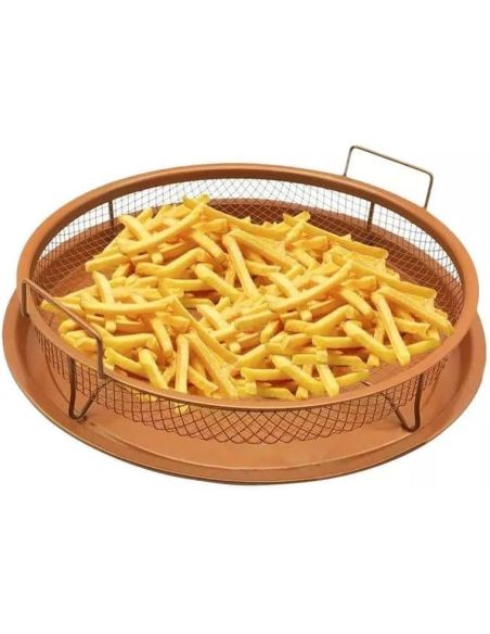 Tava rotunda pentru gatit, tava cuptor, tava multifunctionala, Elastix