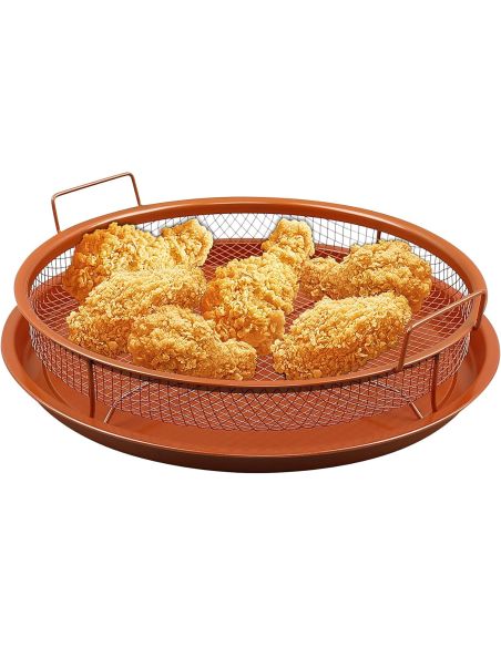 Tava rotunda pentru gatit, tava cuptor, tava multifunctionala, Elastix