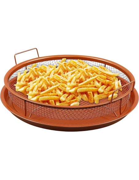 Tava rotunda pentru gatit, tava cuptor, tava multifunctionala, Elastix