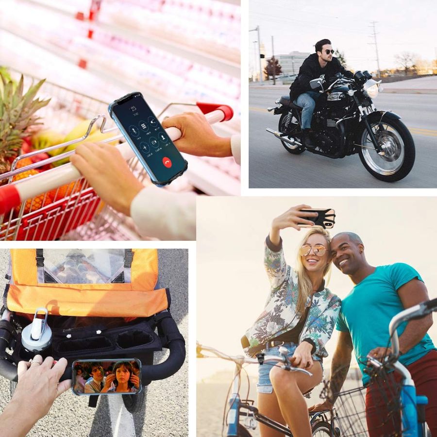 Suport telefon pentru bicicleta 4in1 360gr