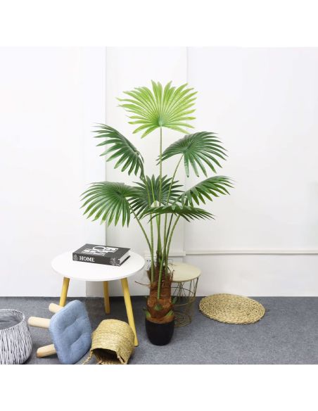 Planta Palm Sunflower artificiala, planta decor 120 cm, Elastix