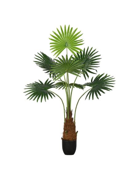 Planta Palm Sunflower artificiala, planta decor 120 cm, Elastix