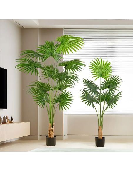 Planta Palm Sunflower artificiala, planta decor 150 cm, Elastix